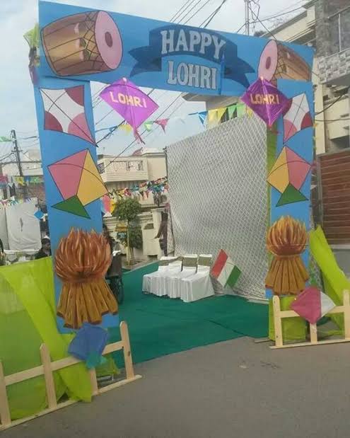  entrance decoration for lohri in gurgaon